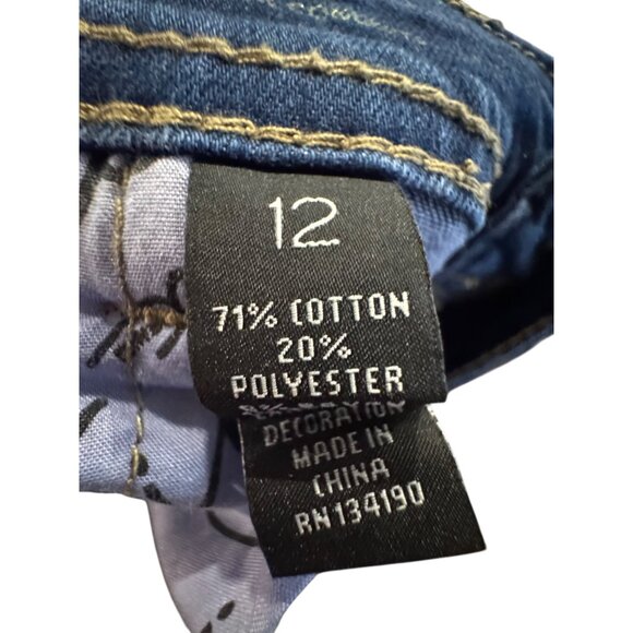 INC Denim Skinny Leg Curvy Fit Ankle Jeans Women Size 12 Medium Blue - Picture 5 of 9